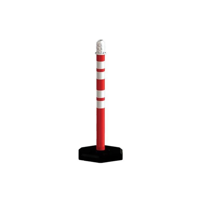 UT6003 Dubalı Uyarı Dikmesi 60x1200 mm, Mıcır Tabanlı, Reflektif, Trafik Güvenlik Bariyeri
