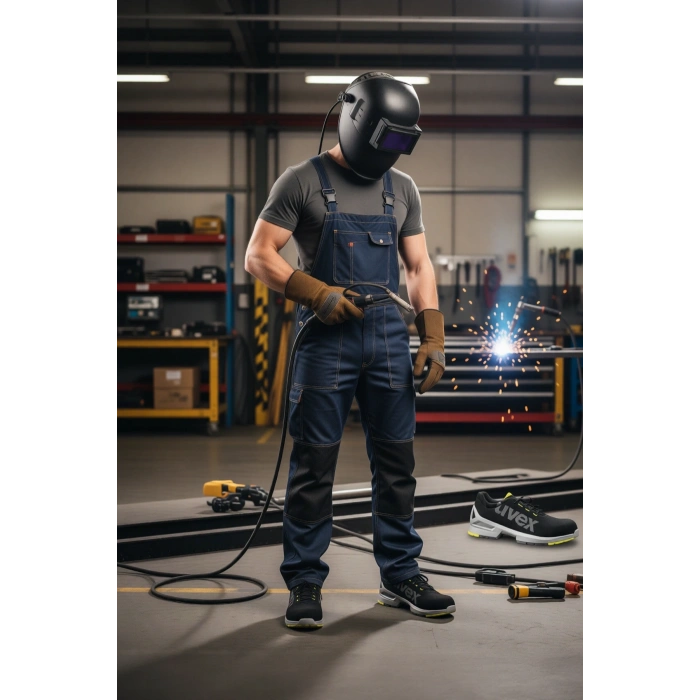 Uvex Mikrofiber İş Güvenliği Ayakkabısı 8544 EN ISO 20345 Deri Antistatik Kaymaz