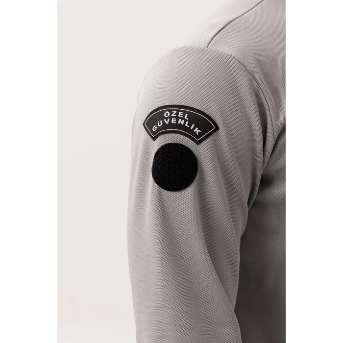 Uzun Kollu Polo Tişört İş Güvenliği Armalı Görünüm Konfor