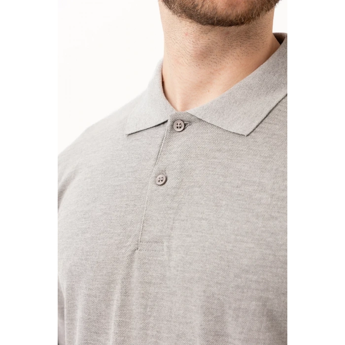 Uzun Kollu Polo Tişört Melanj İş Güvenliği Gaura shırt