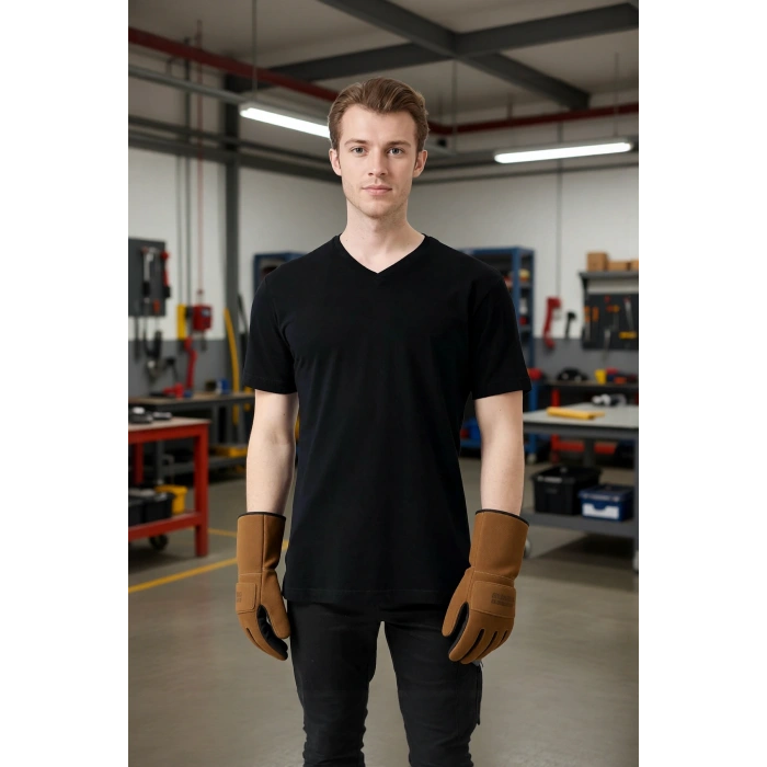 V Yaka 100 Pamuk Penye Tshirt Is Gvenligi Galanthus shirt Nefes Alabilir Rahat Şık Tasarım