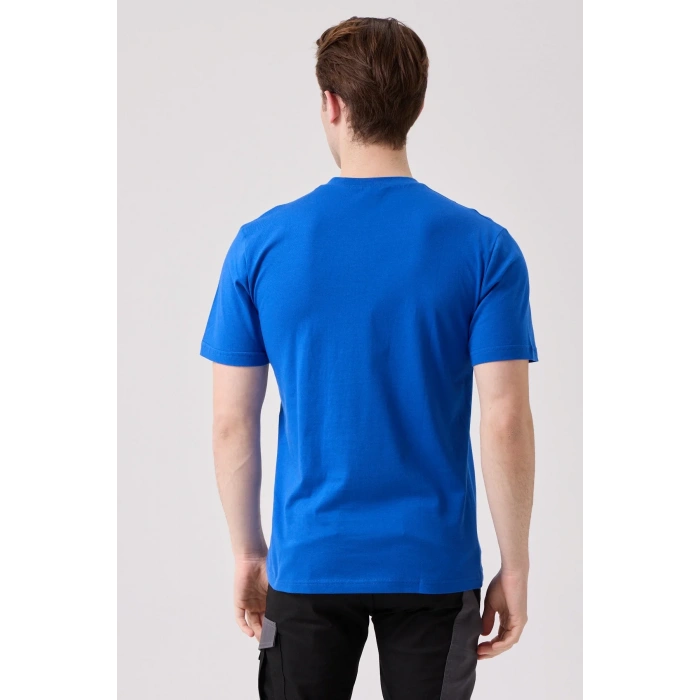 V Yaka 100 Pamuk Penye Tshirt Is Gvenligi Galanthus shirt Nefes Alabilir Rahat Şık Tasarım