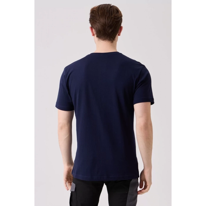 V Yaka 100 Pamuk Penye Tshirt Is Gvenligi Galanthus shirt Nefes Alabilir Rahat Şık Tasarım