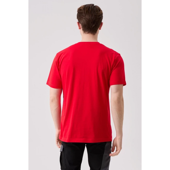 V Yaka 100 Pamuk Penye Tshirt Is Gvenligi Galanthus shirt Nefes Alabilir Rahat Şık Tasarım