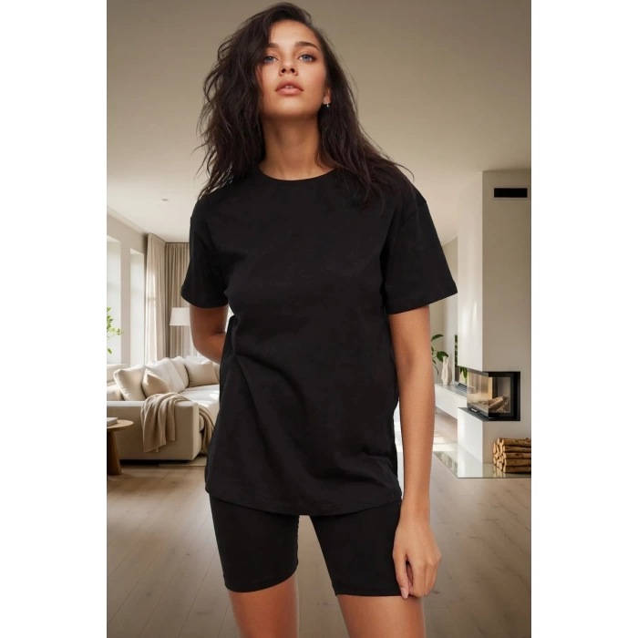Yazlık %100 Pamuklu Pijama Takımı Rahat Şık ve Nefes Alabilir Seçkin Malzeme Profesyonel Görünüm