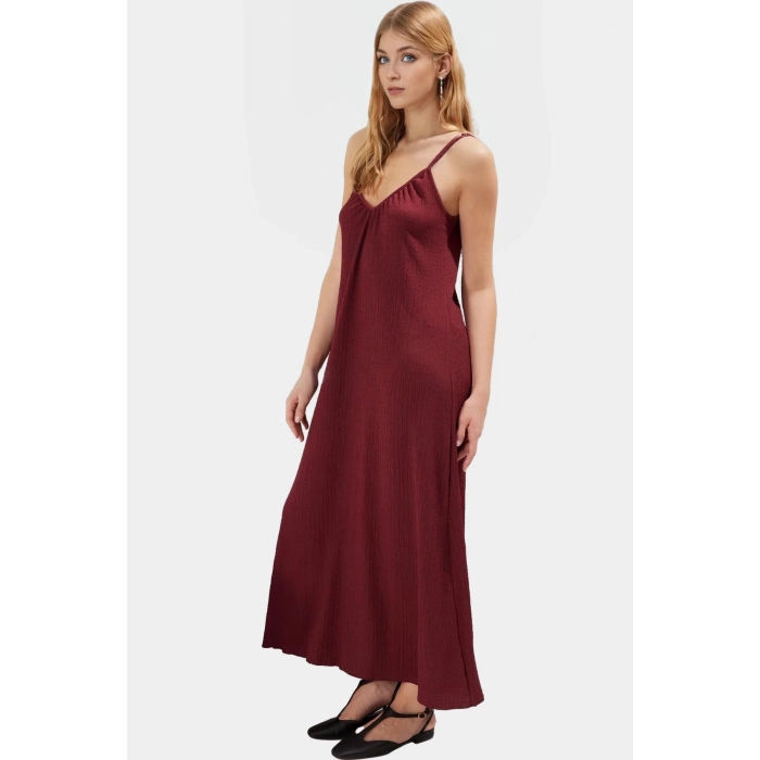 Yazlık A line Maxi Elbise Nefes Alan Pamuklu Örme Kumaş Trend Tasarım Kaliteli İşçilik