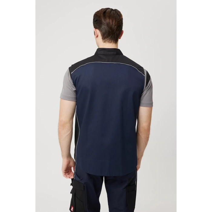 Yazlık İş Yeleği Polyester Gabardin Allium Outdoor Yelek Hafif Nefes Alabilir Fonksiyonel Cepli