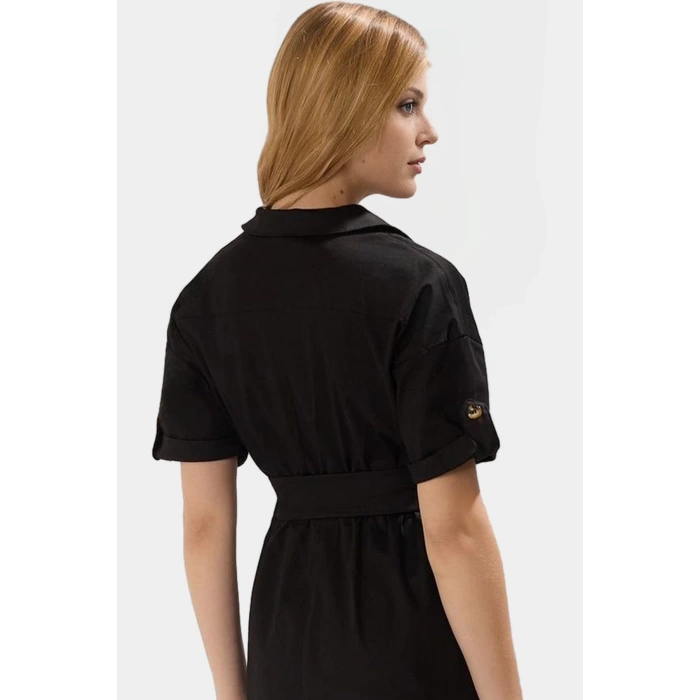 Yazlık Midi Elbise Rahat A Kesim Dokuma Kumaş Casual Stil Modern Dayanıklı Malzeme