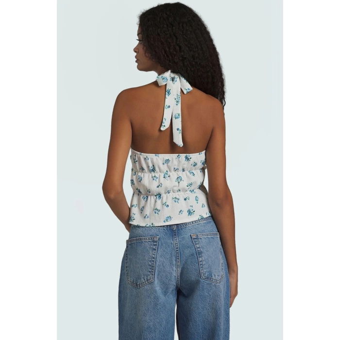 Yazlık Örme Bluz V Yaka Fitted Kalıp Günlük Stil Uzun Ömürlü Yüksek Kalite Profesyonel Görünüm