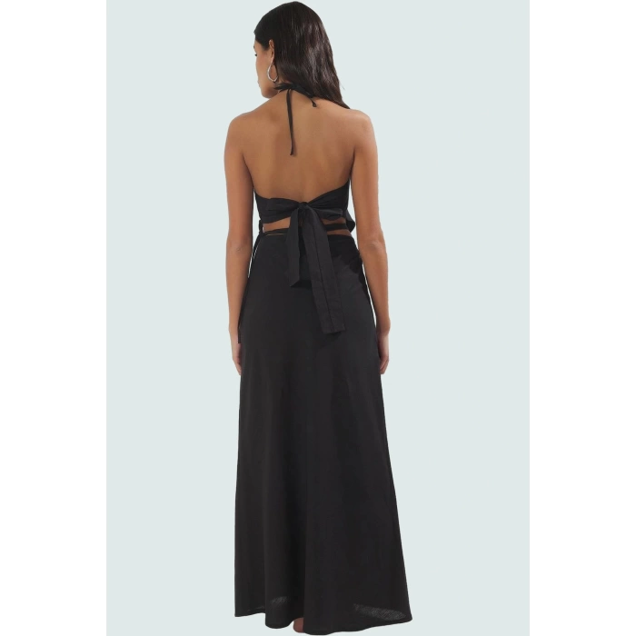 Yazlık Pamuklu Bluz Etek Takım Oversize Kalıp Reglan Kol Şık Plaj Stili Profesyonel Görünüm