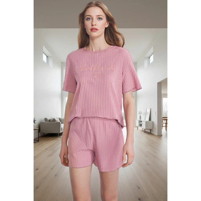 Yazlık Pijama Takımı %68 Polyester %30 Pamuk Nefes Alan Kumaş Rahat Kalıp Premium Kalite