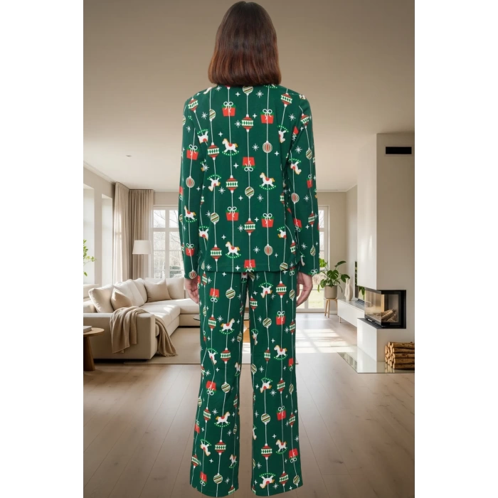 Yılbaşı Temalı Pamuklu Pijama Takımı Rahatlık ve Şıklık Bir Arada Premium Kalite Şık Görünüm