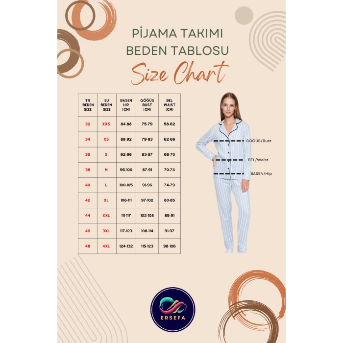 Yıldız Desenli %100 Pamuklu Rahat Pijama Takımı Kullanım Özenle Seçilmiş