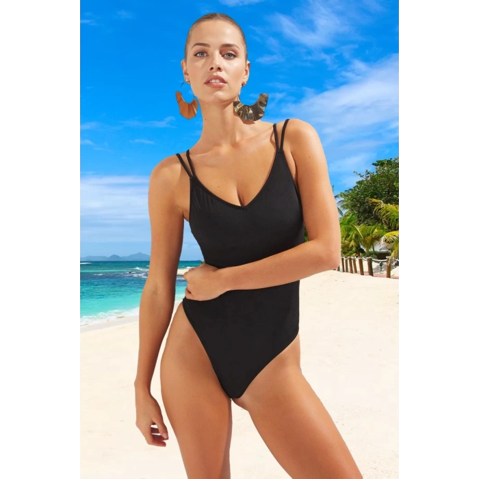 Yüzme Kıyafeti Tasarım Mayo Ergonomik Kesim Su Sporu Mayosu Swimsuit
