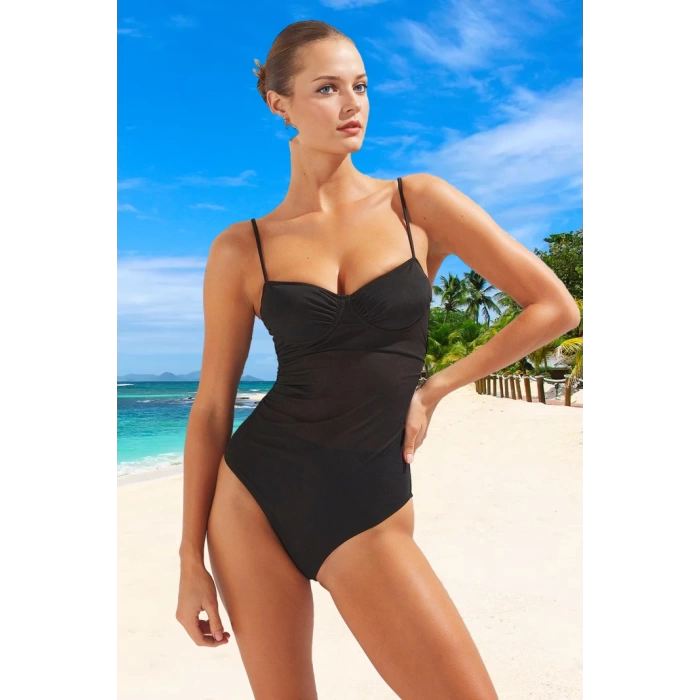 Yüzme Kıyafeti Tasarım Mayo Swimsuit Özel Esnek Kumaş UV Korumalı Klora Dayanıklı