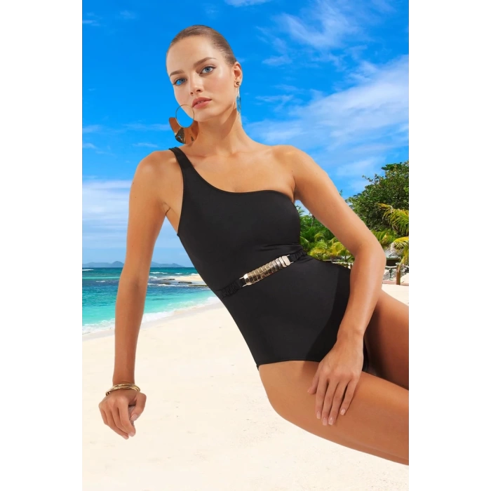 Yüzme Kıyafeti Tasarım Mayo Swimsuit UV Korumalı Banyo Şık Detaylı Esnek Kumaş