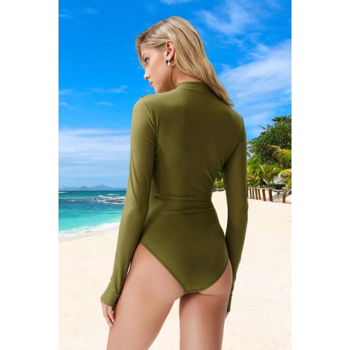 Yüzme Kıyafeti Tasarım Mayo Swimsuit Yüksek Konfor UV Korumalı Su Sporları İçin Mayosu
