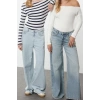 Womens Carmen Collar Low Sleeve Slim Pattern Knitted Soft Touch Soft Fabric Body-Smoothing Flexible Blouse