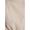 New Regular Casual Daily Seersucker Woven Crew Neck Long Sleeve A-Line Long Length Hijab Dress