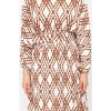 New Regular Casual Daily Crinkle Woven Crew Neck Long Sleeve Skater Maxi Length Hijab Dress
