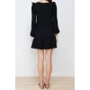 New Regular Casual Daily Aerobin Woven V Neck Long Sleeve Shift Mini Length Dress