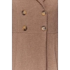 New Regular Business Tweed Woven Jacket Collar Long Sleeve Jacket Dress Mini Length Dress