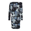New Slim Day Night Thick Sandy Knitted Boat Neck Long Sleeve Bodycone Mini Length Dress