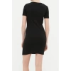 New Slim Casual Daily Regenerated Camisole Knitted Crew Neck Short Sleeve Bodycone Mini Length Dress