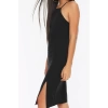 New Regular Day Night Finike Woven Halter Neck Strappy Sleeve Bodycone Midi Length Dress