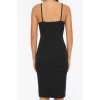 New Regular Day Night Finike Woven Halter Neck Strappy Sleeve Bodycone Midi Length Dress