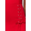 Yeni Slim Gündüz Gece Finike Dokuma Kare Yaka Askılı Kol Bodycone Midi Boy Elbise