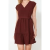 New Regular Casual Daily Aerobin Woven V Neck Sleeveless Sleeve Skater Mini Length Dress