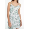 New Regular Casual Daily Chiffon Woven V Neck Strap Sleeve Frill Mini Dress