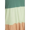 New Comfortable Casual Daily Jersey Knitted Crew Neck Short Sleeve A-Line Mini Length Dress