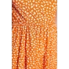 New Regular Casual Daily Polyester Camisole Knitted Double Breasted Short Sleeve Skater Mini Dress