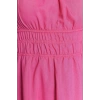 New Regular Casual Daily Poplin Woven Square Neck Short Sleeve Skater Midi Length Dress