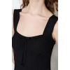 New Regular Casual Daily Polyester Camisole Knitted Square Collar Sleeveless Sleeve A-Line Mini Length Dress