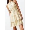 New Regular Casual Daily Chiffon Woven Halter Neck Sleeveless Sleeve A-Line Mini Length Dress