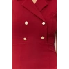 New Regular Day Night Finike Woven Jacket Collar Sleeveless Sleeve Bodycone Midi Length Dress