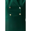 New Regular Day Night Finike Woven Jacket Collar Sleeveless Sleeve Bodycone Midi Length Dress