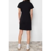 New Regular Business 20 1 Combed Jersey Knitted Crew Neck Short Sleeve T-Shirt Dress Maxi Length Dress