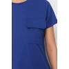 New Regular Business 20 1 Combed Jersey Knitted Crew Neck Short Sleeve T-Shirt Dress Maxi Length Dress