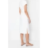 New Regular Casual Daily Gabardine Woven Shirt Collar Short Sleeve Shirt Dress Midi Length Dress