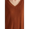 New Regular Casual Daily Crepe Knitted V Neck Short Sleeve Shift Mini Length Dress