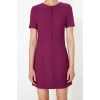 New Regular Day Night Finike Woven Crew Neck Short Sleeve Bodycon Mini Length Dress