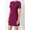 New Regular Day Night Finike Woven Crew Neck Short Sleeve Bodycon Mini Length Dress