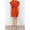 New Regular Casual Daily Aerobin Woven Crew Neck Short Sleeve Skater Mini Length Dress