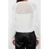 Kadın Moda Şık Crop Bisiklet Yaka Regular Crop Yumuşak Dokulu Gevşek Örgü Triko Hırka