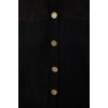 Kadın Moda Şık Crop Bisiklet Yaka Regular Crop Yumuşak Dokulu Gevşek Örgü Triko Hırka