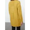 Womens Hijab Fashion Stylish Midi Stand Collar Long Sleeve Geometric Soft Texture Knitwear Sweater